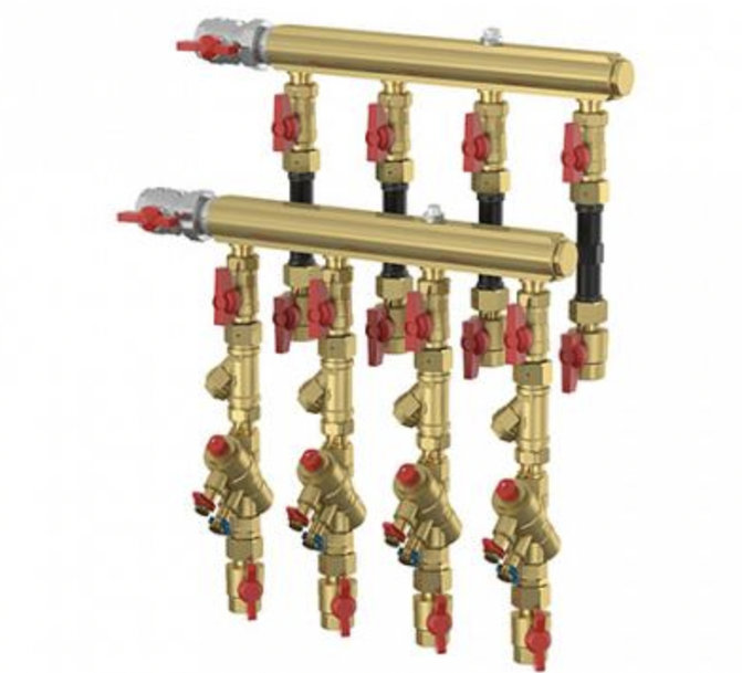 Flamco: MODULE HYDRAULIQUE D'ÉQUILIBRAGE ET DE RÉGULATION POUR INSTALLATION COLLECTIVE DE CHAUFFAGE